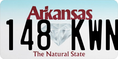 AR license plate 148KWN