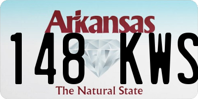 AR license plate 148KWS