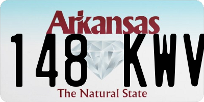 AR license plate 148KWV