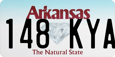 AR license plate 148KYA