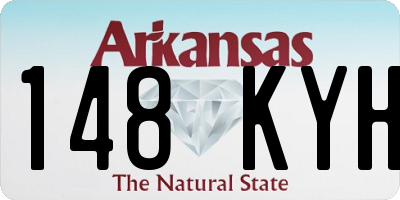 AR license plate 148KYH