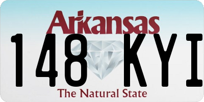 AR license plate 148KYI