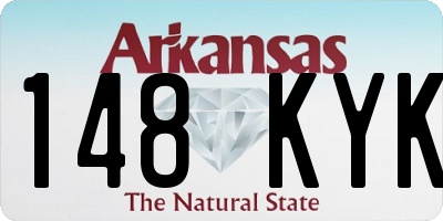 AR license plate 148KYK