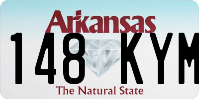 AR license plate 148KYM
