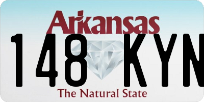 AR license plate 148KYN