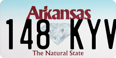 AR license plate 148KYV