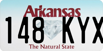 AR license plate 148KYX
