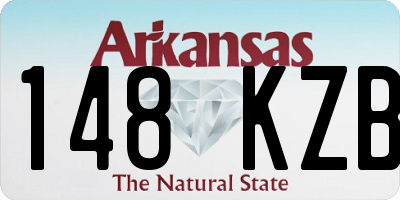 AR license plate 148KZB