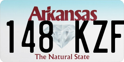 AR license plate 148KZF