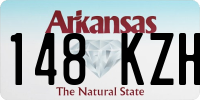 AR license plate 148KZH