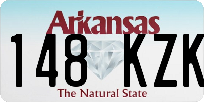 AR license plate 148KZK