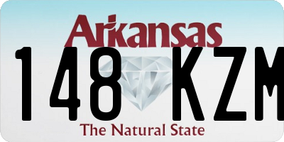 AR license plate 148KZM