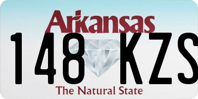 AR license plate 148KZS