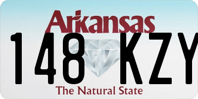 AR license plate 148KZY