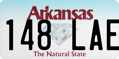 AR license plate 148LAE