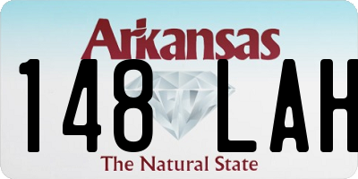AR license plate 148LAH
