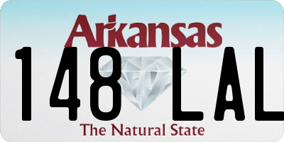 AR license plate 148LAL