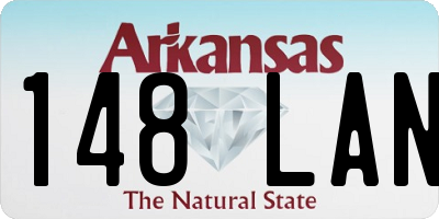 AR license plate 148LAN