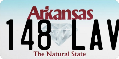 AR license plate 148LAV
