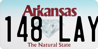 AR license plate 148LAY