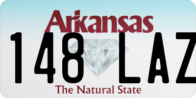 AR license plate 148LAZ