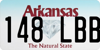 AR license plate 148LBB