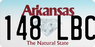 AR license plate 148LBC