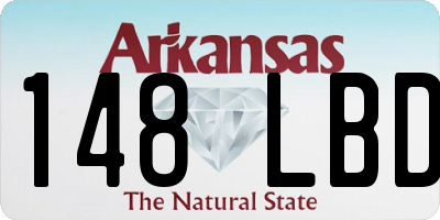 AR license plate 148LBD