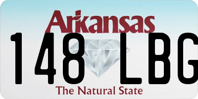 AR license plate 148LBG