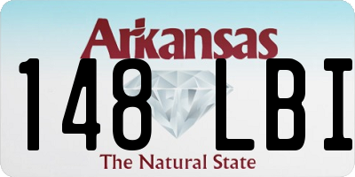 AR license plate 148LBI