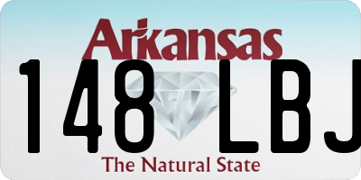 AR license plate 148LBJ