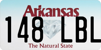 AR license plate 148LBL