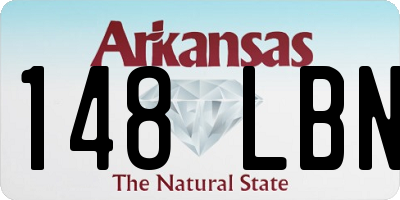 AR license plate 148LBN