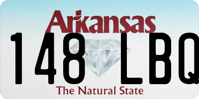 AR license plate 148LBQ