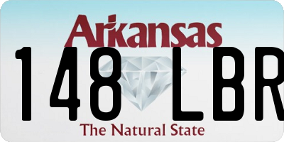AR license plate 148LBR