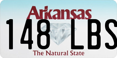 AR license plate 148LBS