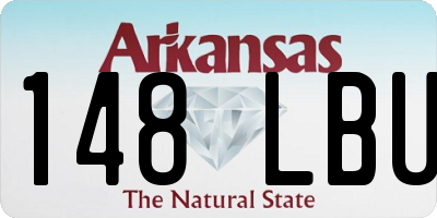 AR license plate 148LBU