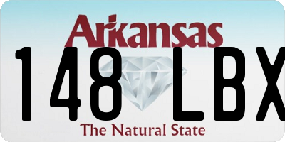 AR license plate 148LBX