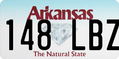AR license plate 148LBZ