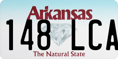 AR license plate 148LCA