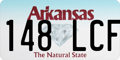 AR license plate 148LCF