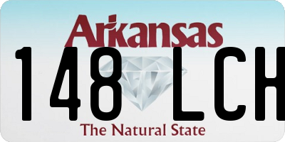 AR license plate 148LCH