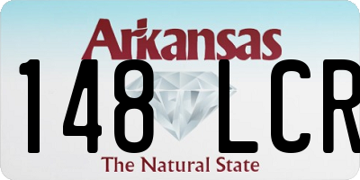AR license plate 148LCR