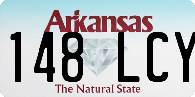 AR license plate 148LCY