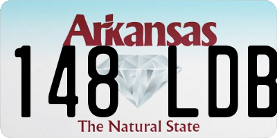 AR license plate 148LDB