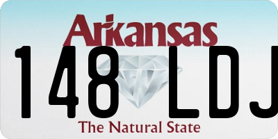 AR license plate 148LDJ
