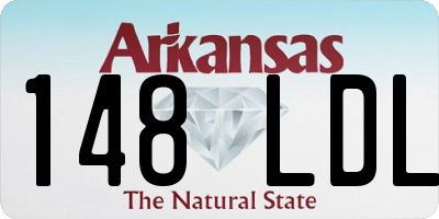 AR license plate 148LDL