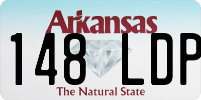 AR license plate 148LDP