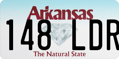 AR license plate 148LDR