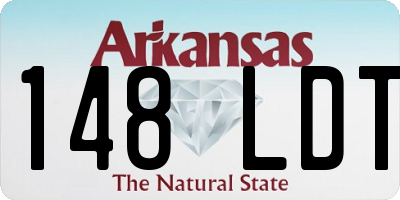 AR license plate 148LDT